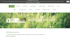 Desktop Screenshot of glueckundgesund.com